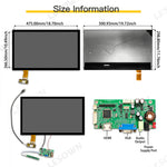 LESOWN M215-A01T Ultrawide Screen 21.5 inch IPS Touch 1920x1080 Full HD Display HDMI VGA LVDS Interface DC12V 2A Powered Module for Industry