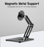 LESOWN Portable Foldable Magnetic Stand Multi-angle Adjustable Metal Stand for 4.7 - 13 inch Monitor