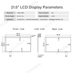 LESOWN M215-A01T Ultrawide Screen 21.5 inch IPS Touch 1920x1080 Full HD Display HDMI VGA LVDS Interface DC12V 2A Powered Module for Industry