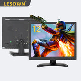 LESOWN N120-A01S/N120-A01R/N120-A01T 12 inch 1024x768 Industrial LCD Monitor 4:3 HDMI AV Small Wide Screen Touch Display