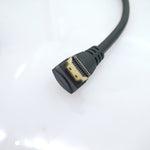 LESOWN 30CM Cord Right Angle HDMI Cable 4K Ultra HD 1080P