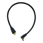 LESOWN 30CM Cord Right Angle HDMI Cable 4K Ultra HD 1080P